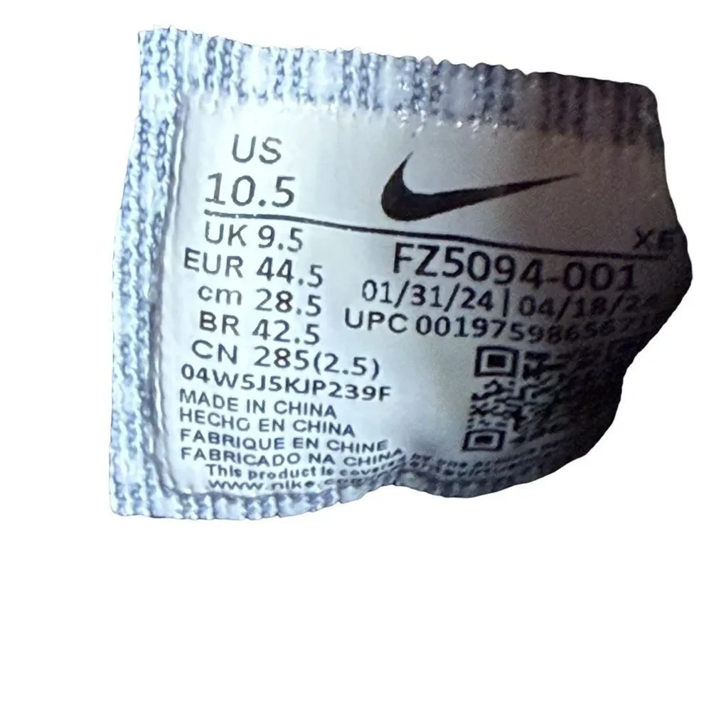 Nike Black and Purple Ravens Athletic Sneakers size 10.5